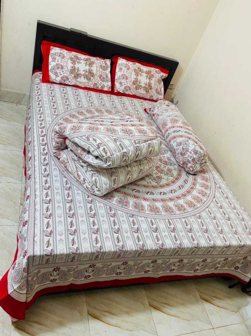 5,Pes,Set,Premium,Quality,Twill,Cotton,Fabrics,Comforter