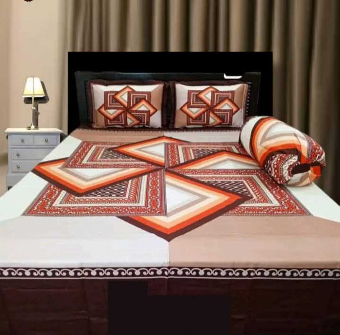 Luxury,Design,Cotton,King,Size,Bedsheet