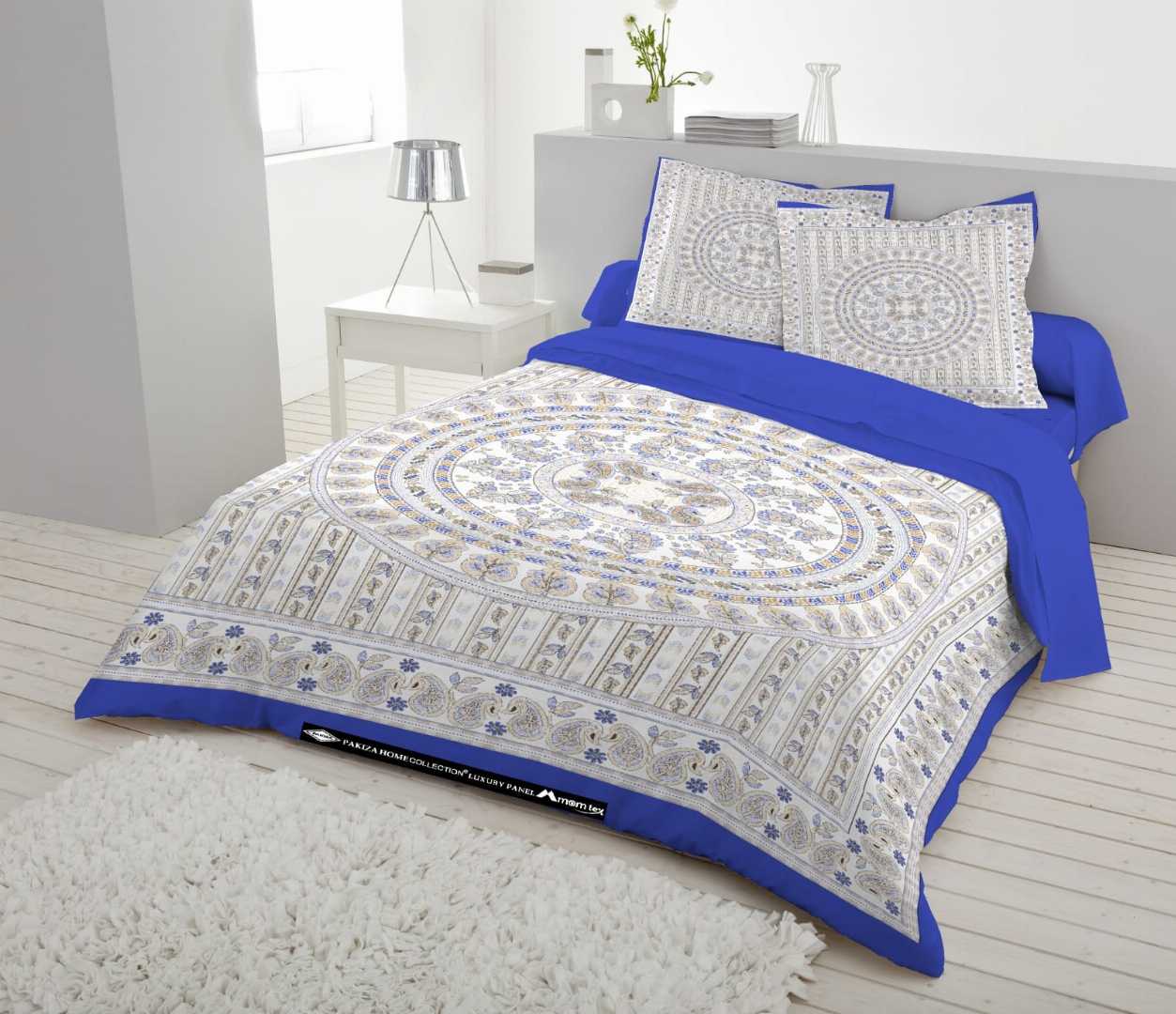 Luxury,Design,Cotton,King,Size,Bedsheet