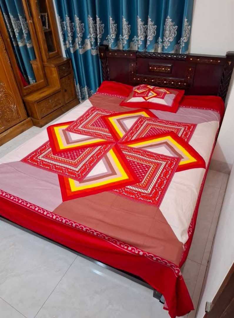 Luxury,Design,Cotton,King,Size,Bedsheet