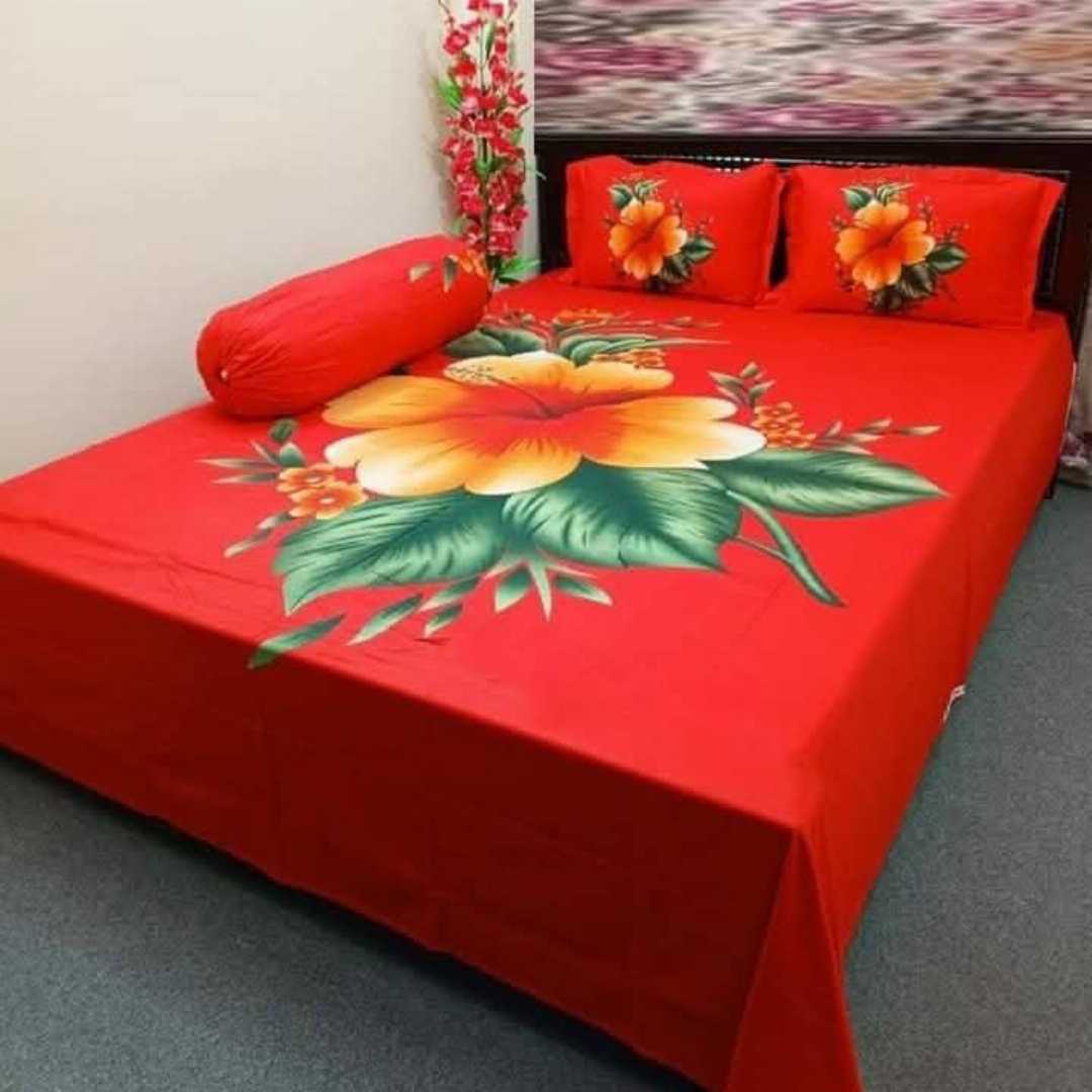 Luxury,Design,Cotton,King,Size,Bedsheet