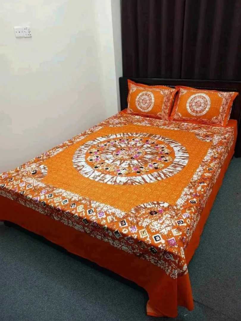 Luxury,Design,Cotton,King,Size,Bedsheet