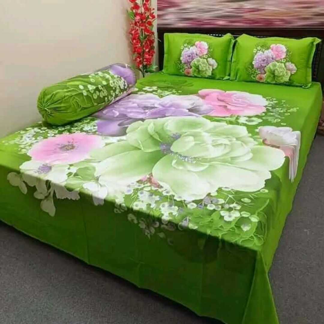 Luxury,Design,Cotton,King,Size,Bedsheet