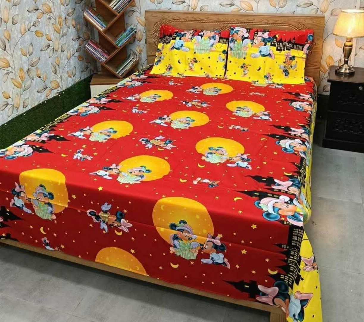 Luxury,Design,Cotton,King,Size,Bedsheet