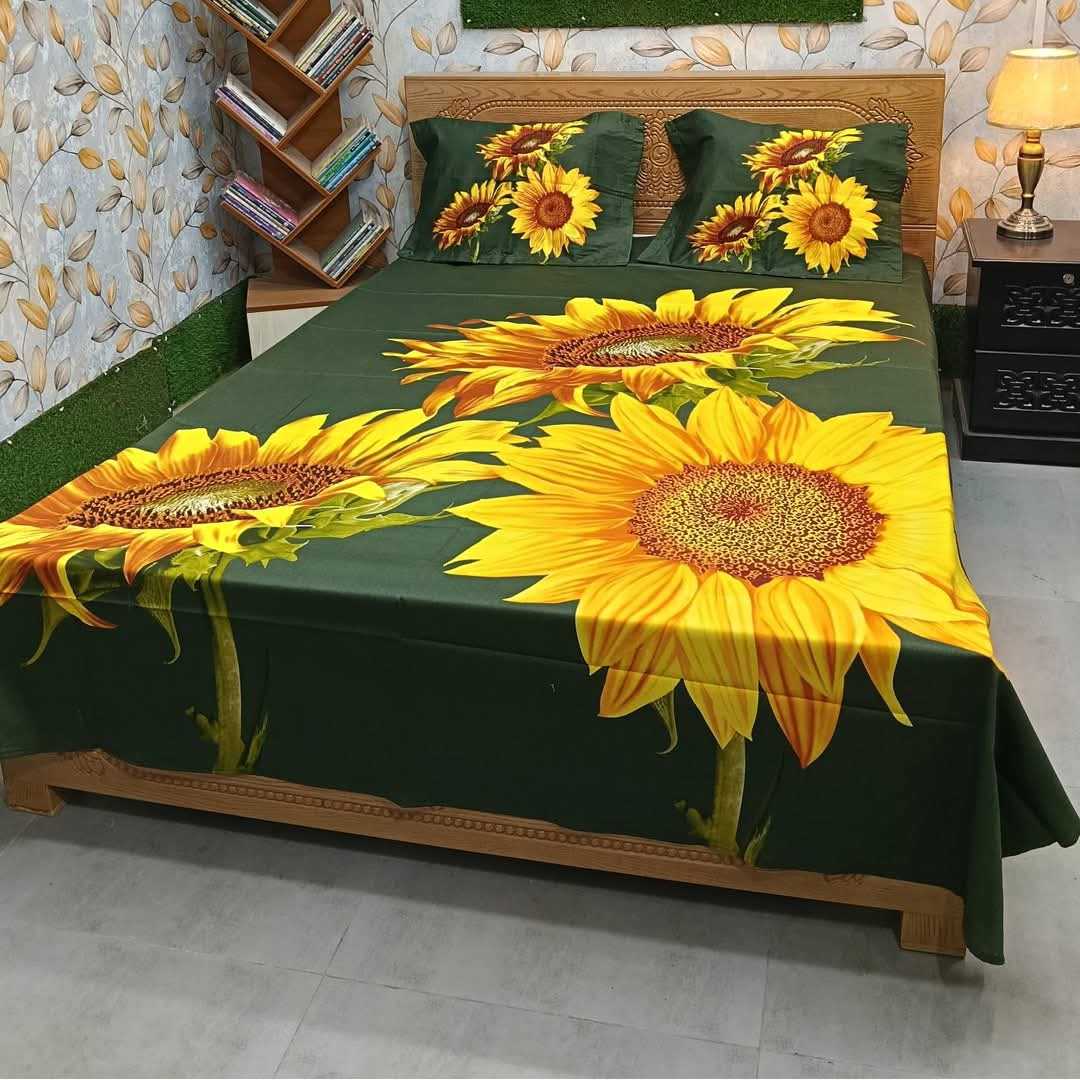 Luxury,Design,Cotton,King,Size,Bedsheet
