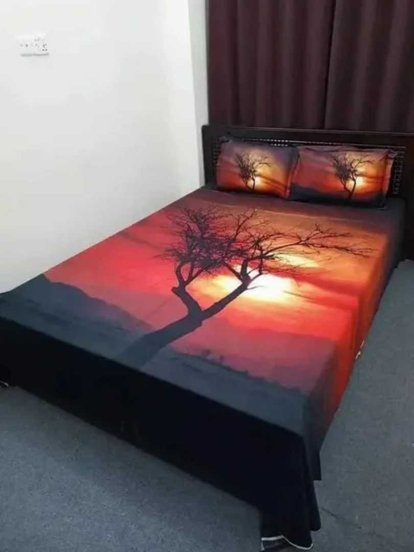 Luxury,Design,Cotton,King,Size,Bedsheet