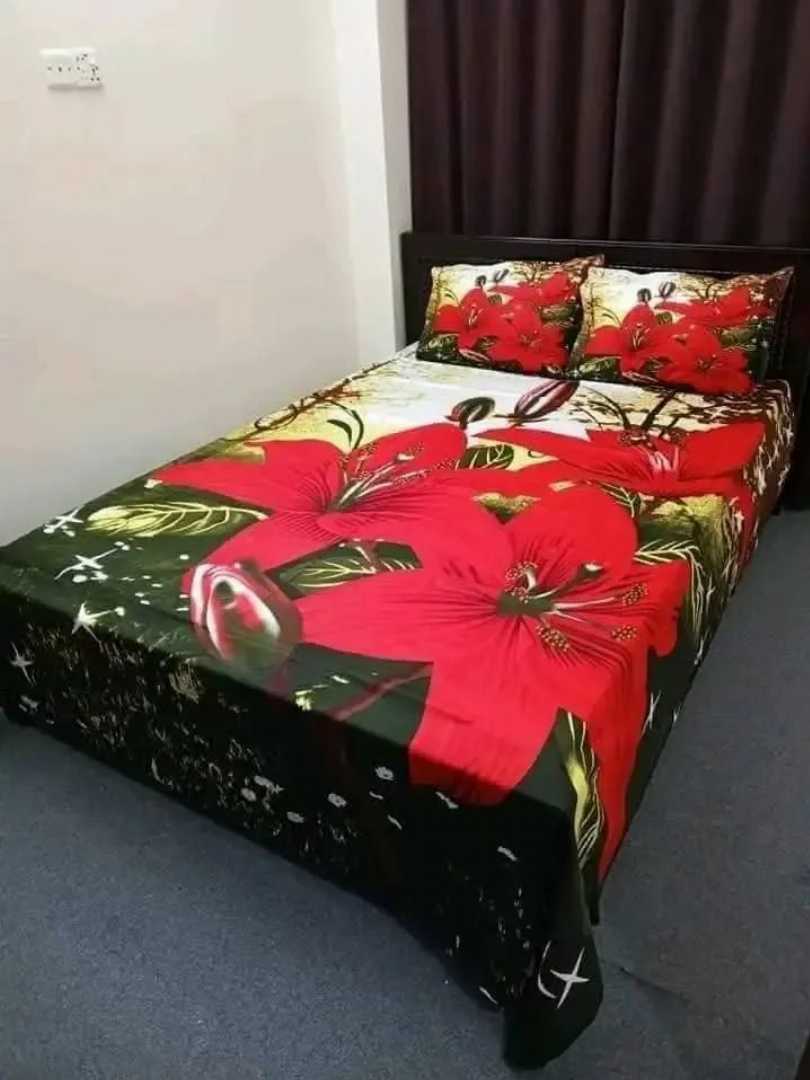 Luxury,Design,Cotton,King,Size,Bedsheet