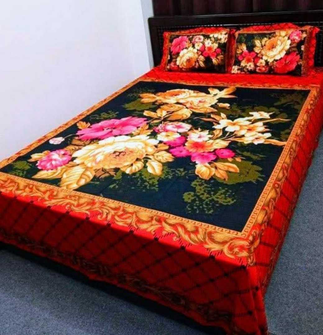 Luxury,Design,Cotton,King,Size,Bedsheet