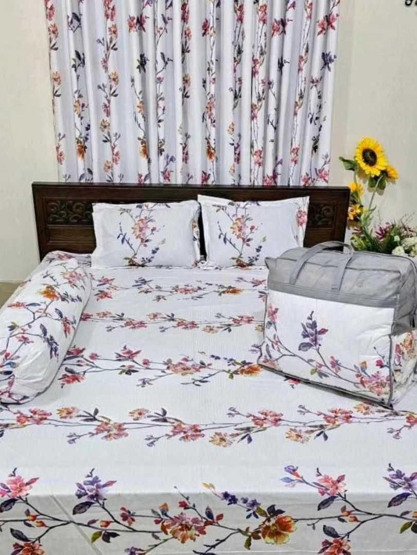 5,Pes,Set,Premium,Quality,Twill,Cotton,Fabrics,Comforter